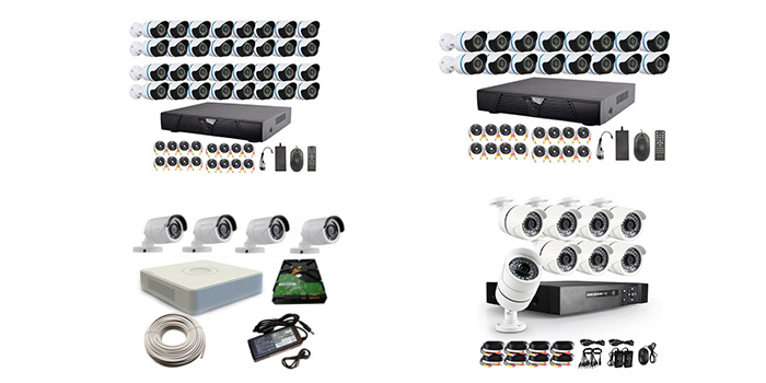 4,8,16,32 Security Camera System with DVR | CCTV Systems kits in Delhi NCR